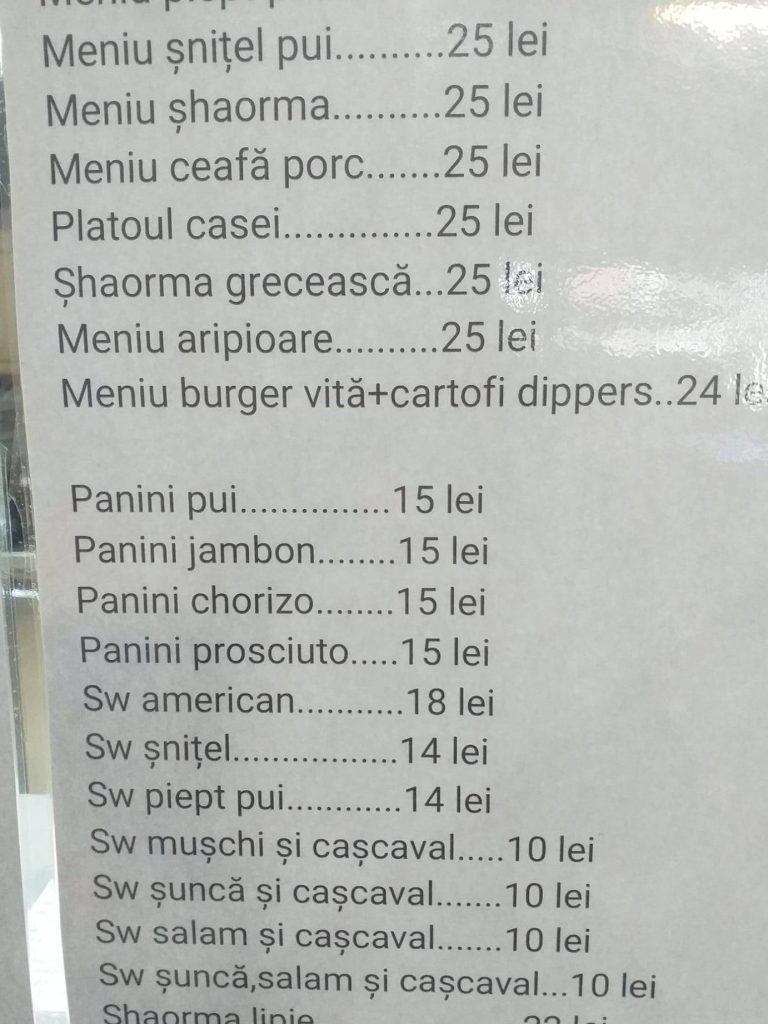 fast food la vrajeala