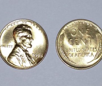 Penny. Zlatna 1 penny zlatna